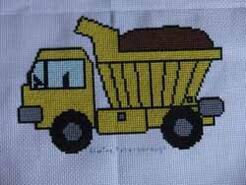 Cross stitch square for Brandon's quilt