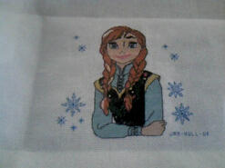 Cross stitch square for Vikki C's quilt