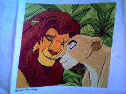 Cross stitch square for Vikki C's quilt