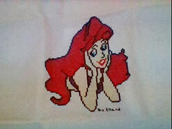 Cross stitch square for Vikki C's quilt