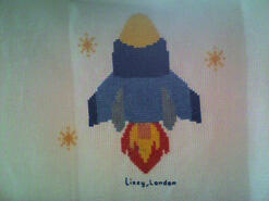 Cross stitch square for Calum M's quilt