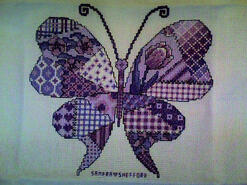 Cross stitch square for Lacey-Kelly's quilt