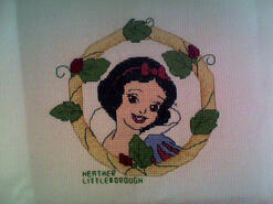 Cross stitch square for Lacey-Kelly's quilt