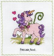 Cross stitch square for Iona's quilt