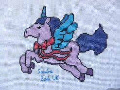 Cross stitch square for Iona's quilt