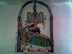 Cross stitch square for Frankie L's quilt