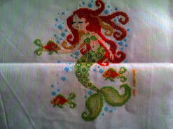 Cross stitch square for Samuel M's quilt
