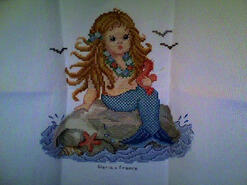 Cross stitch square for Samuel M's quilt