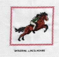 Cross stitch square for Ellice H's quilt