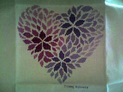 Cross stitch square for Ellie C's quilt