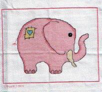 Cross stitch square for Tahlia-Annikki's quilt