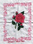 Cross stitch square for Tahlia-Annikki's quilt