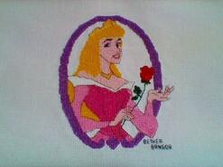Cross stitch square for Rebecca-Louise's quilt