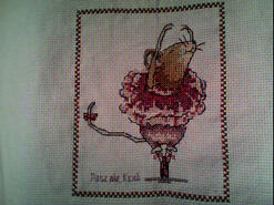 Cross stitch square for Jessica S's quilt