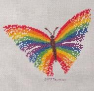 Cross stitch square for Robyn L's quilt