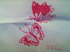 Cross stitch square for Robyn L's quilt