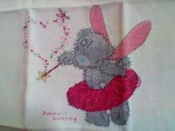 Cross stitch square for Robyn L's quilt