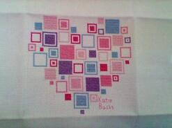 Cross stitch square for Jemima P's quilt