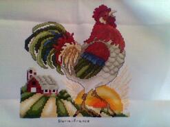 Cross stitch square for Charlie Y's quilt
