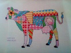 Cross stitch square for Charlie Y's quilt