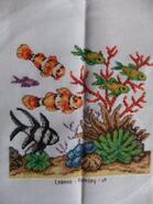 Cross stitch square for Christopher J's quilt
