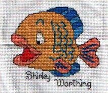 Cross stitch square for Christopher J's quilt