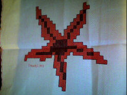 Cross stitch square for Christopher J's quilt