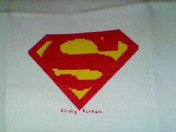 Cross stitch square for Austin H's quilt