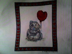 Cross stitch square for Adelaide W's quilt