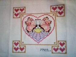 Cross stitch square for Neve J's quilt