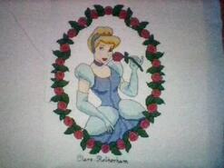 Cross stitch square for Isla-Rose's quilt
