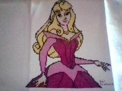 Cross stitch square for Isla-Rose's quilt