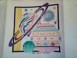 Cross stitch square for Alexander D's quilt