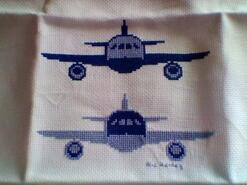 Cross stitch square for Kenneth B's quilt