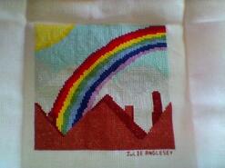 Cross stitch square for Jamie S's quilt