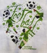 Cross stitch square for Bobby M's quilt