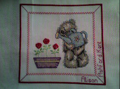 Cross stitch square for Sienna S's quilt