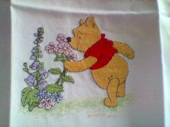 Cross stitch square for Faith F's quilt