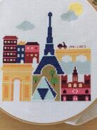Cross stitch square for Jayden T's quilt