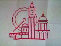 Cross stitch square for Jayden T's quilt