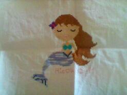 Cross stitch square for Maddie G's quilt