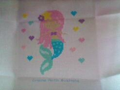 Cross stitch square for Maddie G's quilt