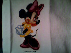 Cross stitch square for Poppy J's quilt
