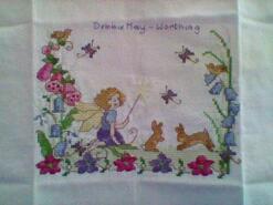 Cross stitch square for Remiah C's quilt