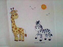 Cross stitch square for Madeleine A's quilt
