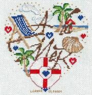 Cross stitch square for Toby D's quilt