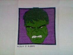 Cross stitch square for Zak Y's quilt