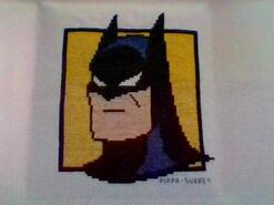 Cross stitch square for Zak Y's quilt