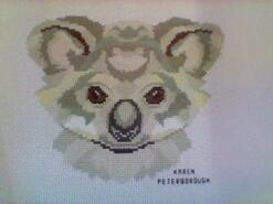 Cross stitch square for Amber P's quilt