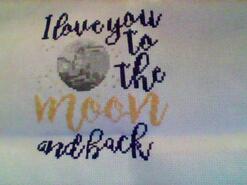 Cross stitch square for Amber P's quilt
